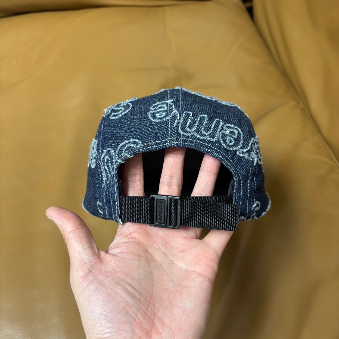 슈프림 캠프캡 모자 박스로고 데님 상품이미지7