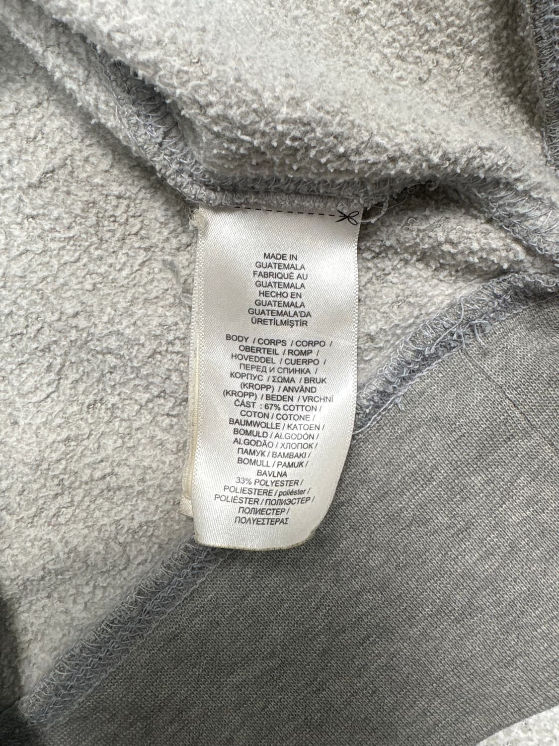 폴로 랄프로렌 베어 플리스 맨투맨 그레이 상품이미지7