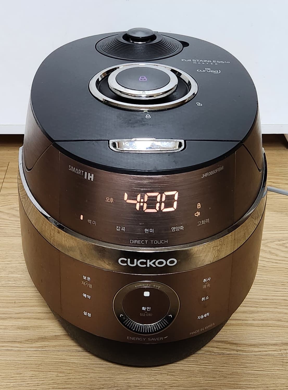 쿠쿠 6인용 IH 전기압력밥솥 JHR0660FBM (에코커브드내솥) 상품이미지1