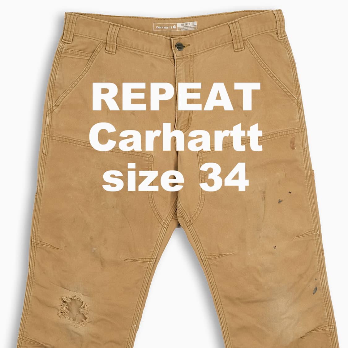 빈티지 칼하트 더블니 102802 34 인치 CH8023401 상품이미지1