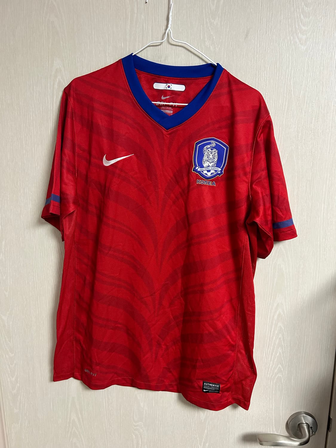 나이키 대한민국 국가대표 축구 유니폼 L 적호 팜 상품이미지1