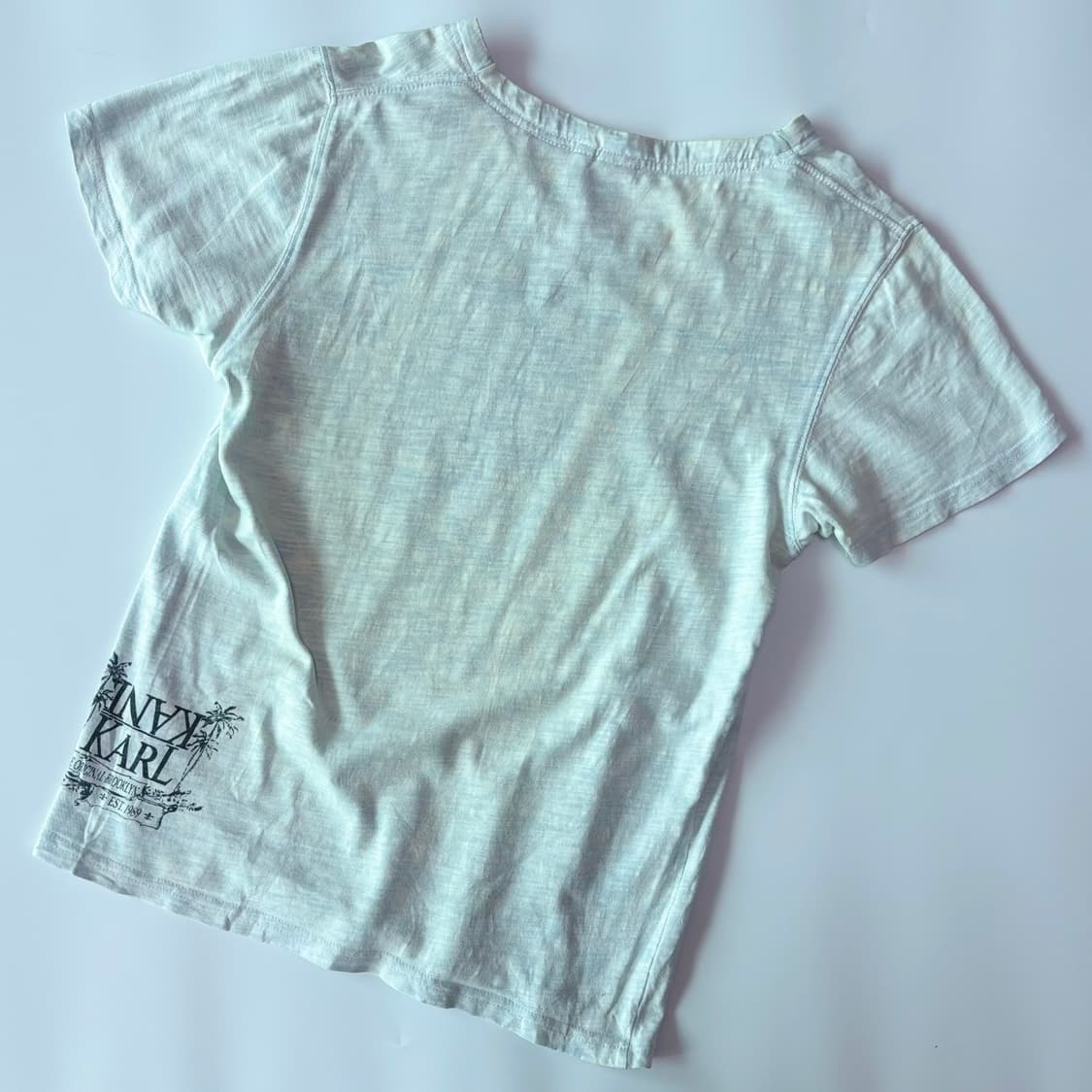 칼카니(Karl Kani) 브이넥 슬러브 티셔츠 상품이미지4