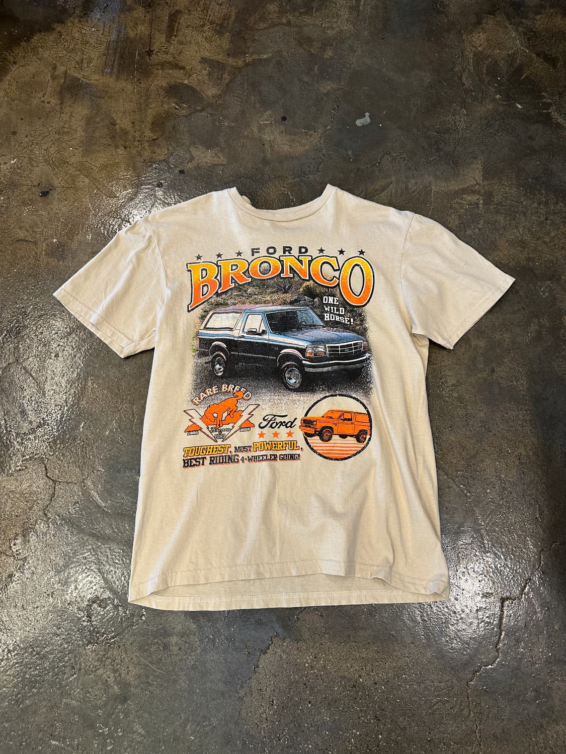 Ford BRONCO 프린팅 반팔티 M 상품이미지1