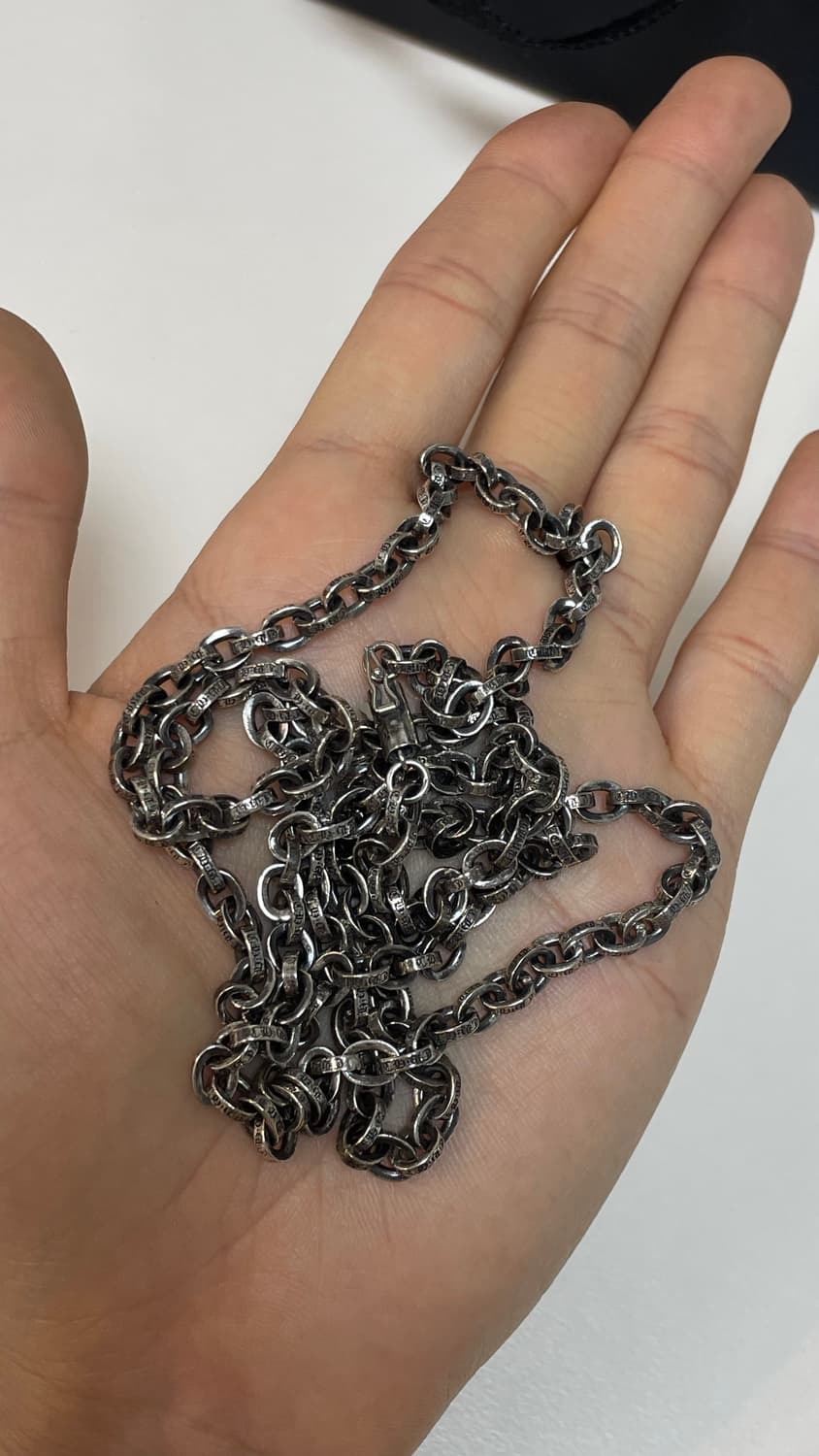 새상품 크롬하츠 페이퍼체인 30인치 팝니다 상품이미지6