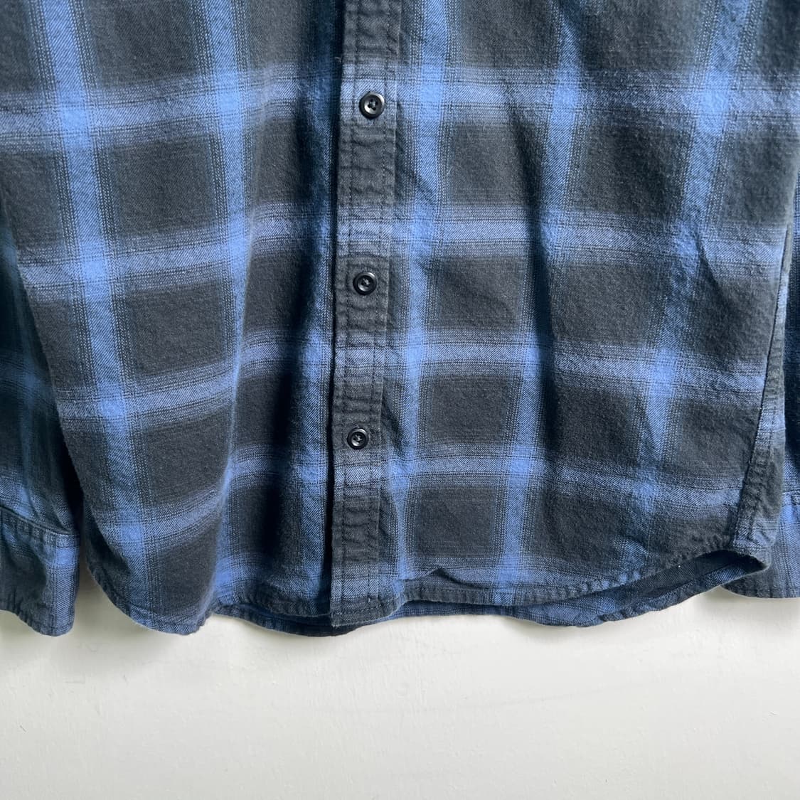 할리데이비슨 블루 체크 플란넬 셔츠 L 상품이미지5