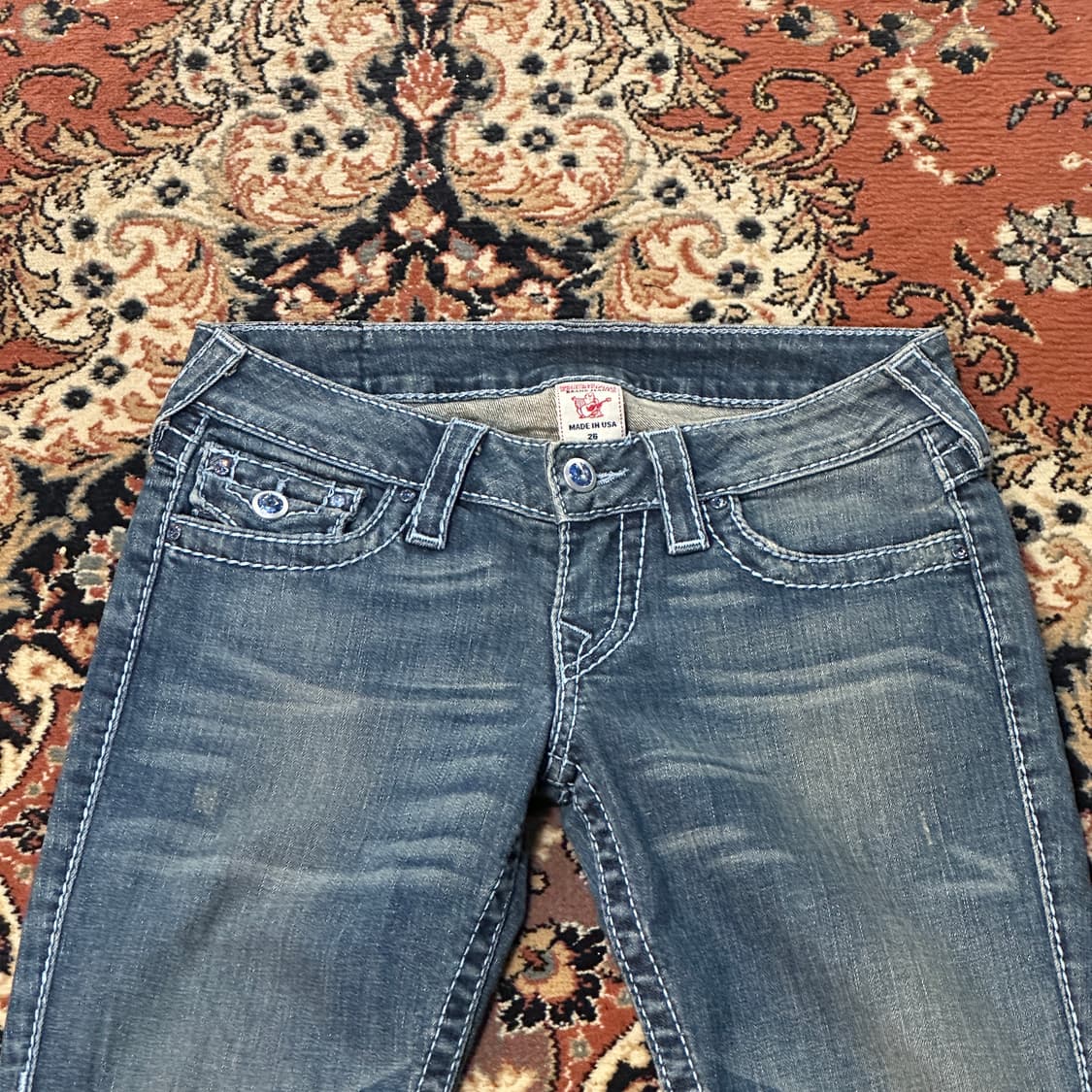 트루릴리전 로우라이즈 y2k 데님팬츠 (26) 상품이미지3