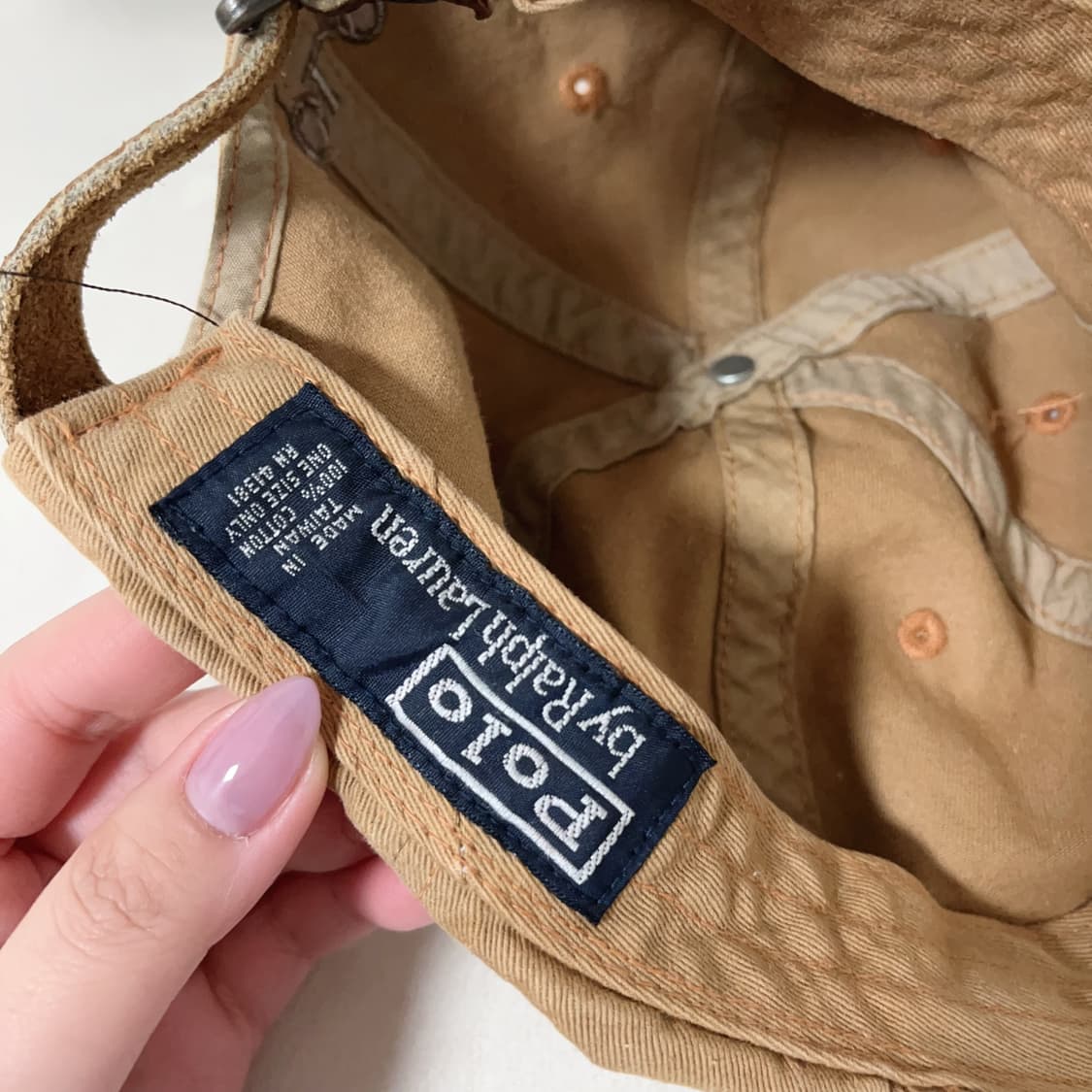 [정품] 폴로 베이지 / 브라운포니 모자 상품이미지6