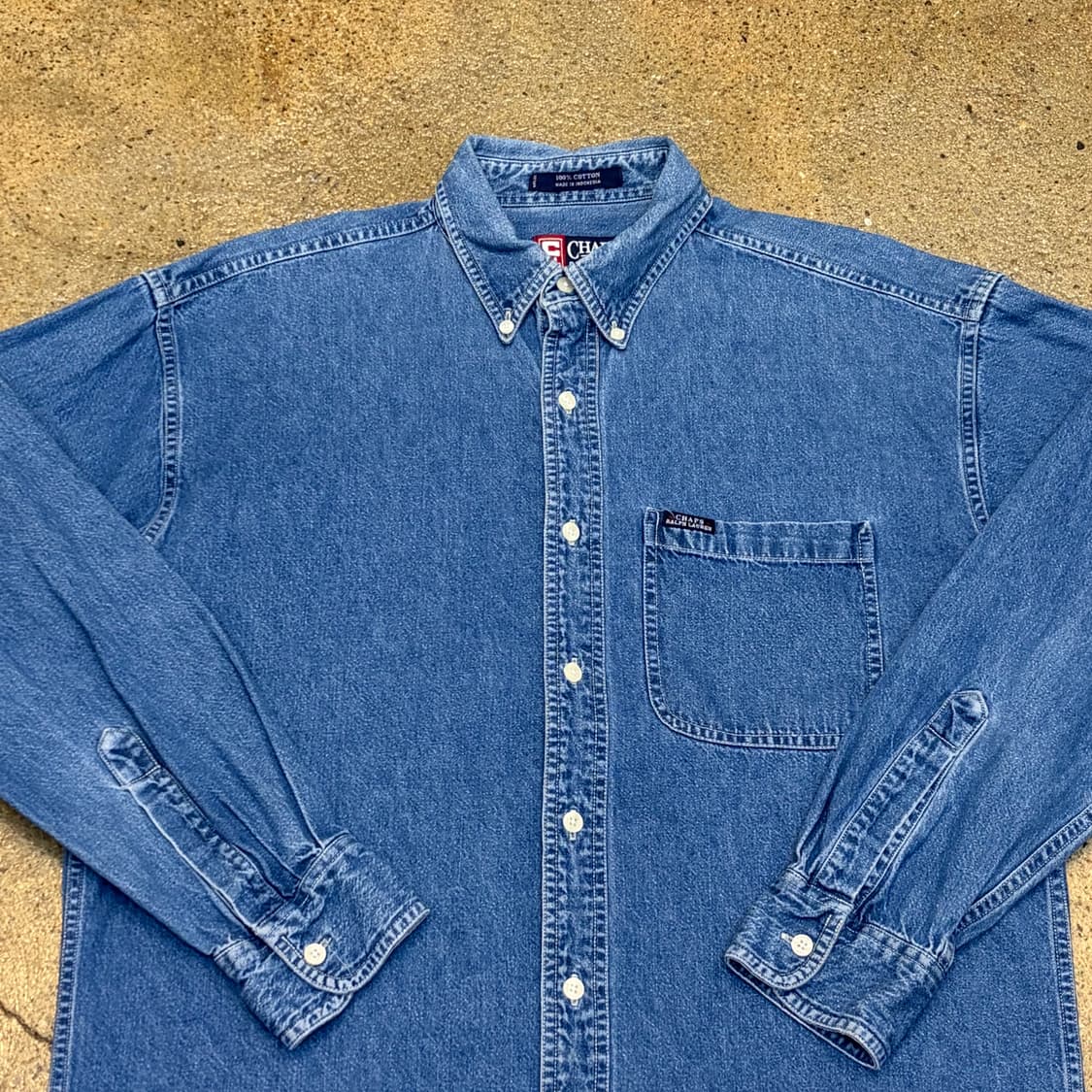 미국 빈티지 폴로랄프로렌 챕스 청남방 데님셔츠 청셔츠 상품이미지3