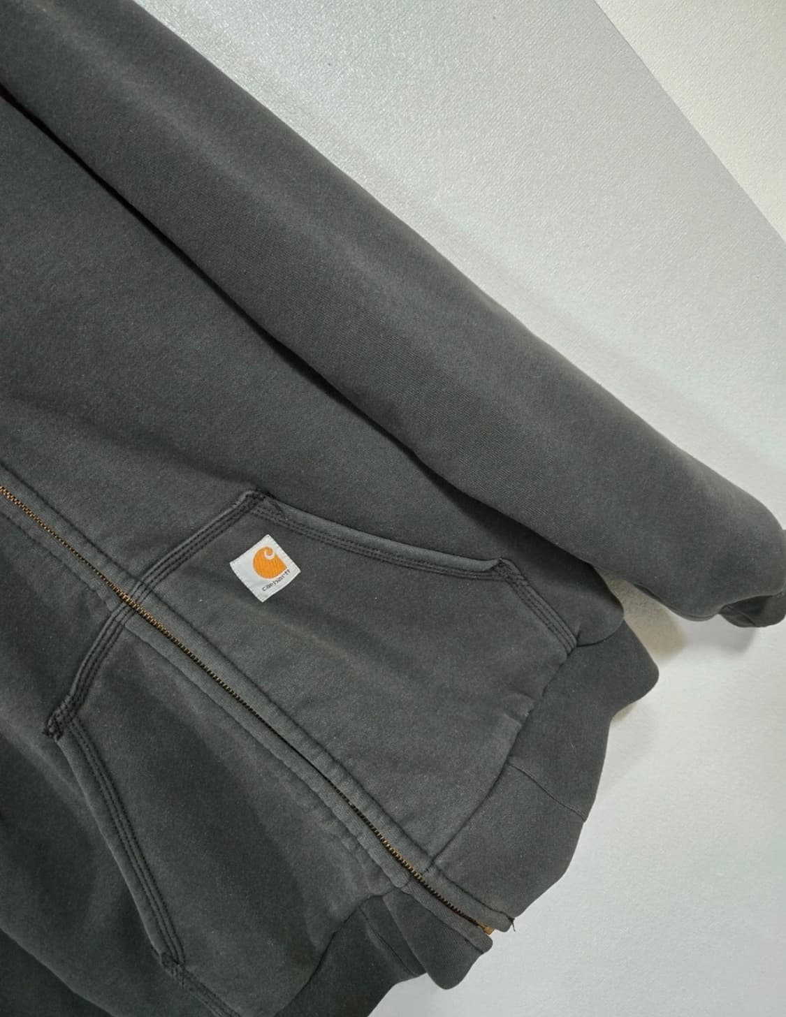 칼하트 후드집업 블랙 s 상품이미지3