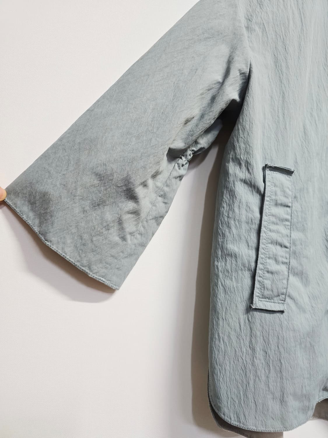 구호 하늘색 여성용 자켓 상품이미지3