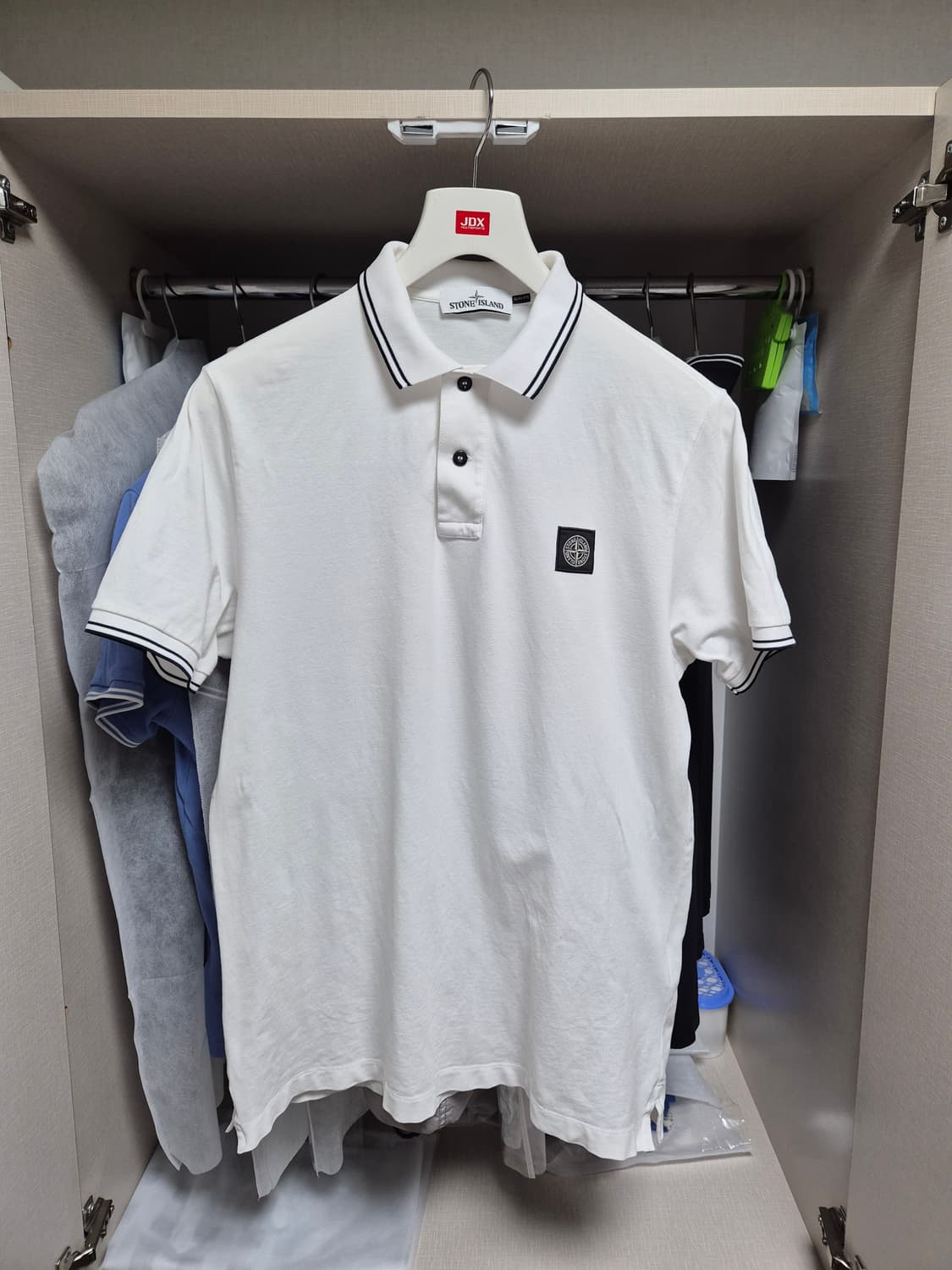 정품 스톤아일랜드 카라반팔티 105-XL 화이트 상품이미지1