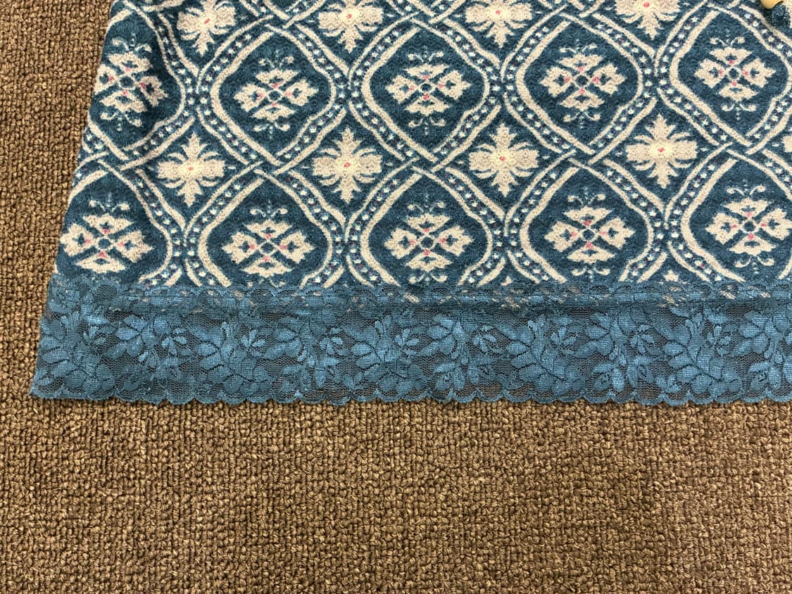 M)Japanese vintage 여성 에스닉 패턴 반팔 티셔츠 상품이미지8