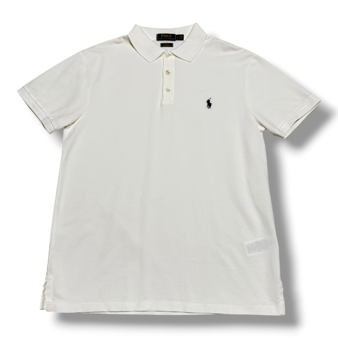 ‼️ Polo Ralph Lauren L 화이트 카라반팔티 ‼️ 상품이미지1