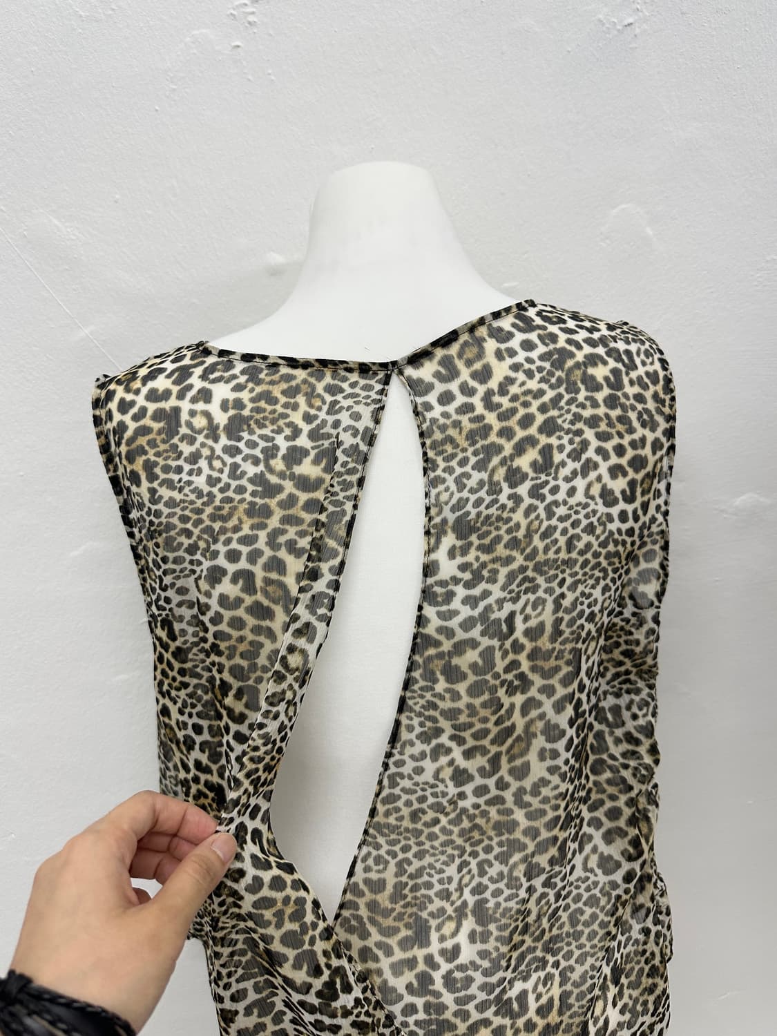 Vintage leopard sleeveless 상품이미지3