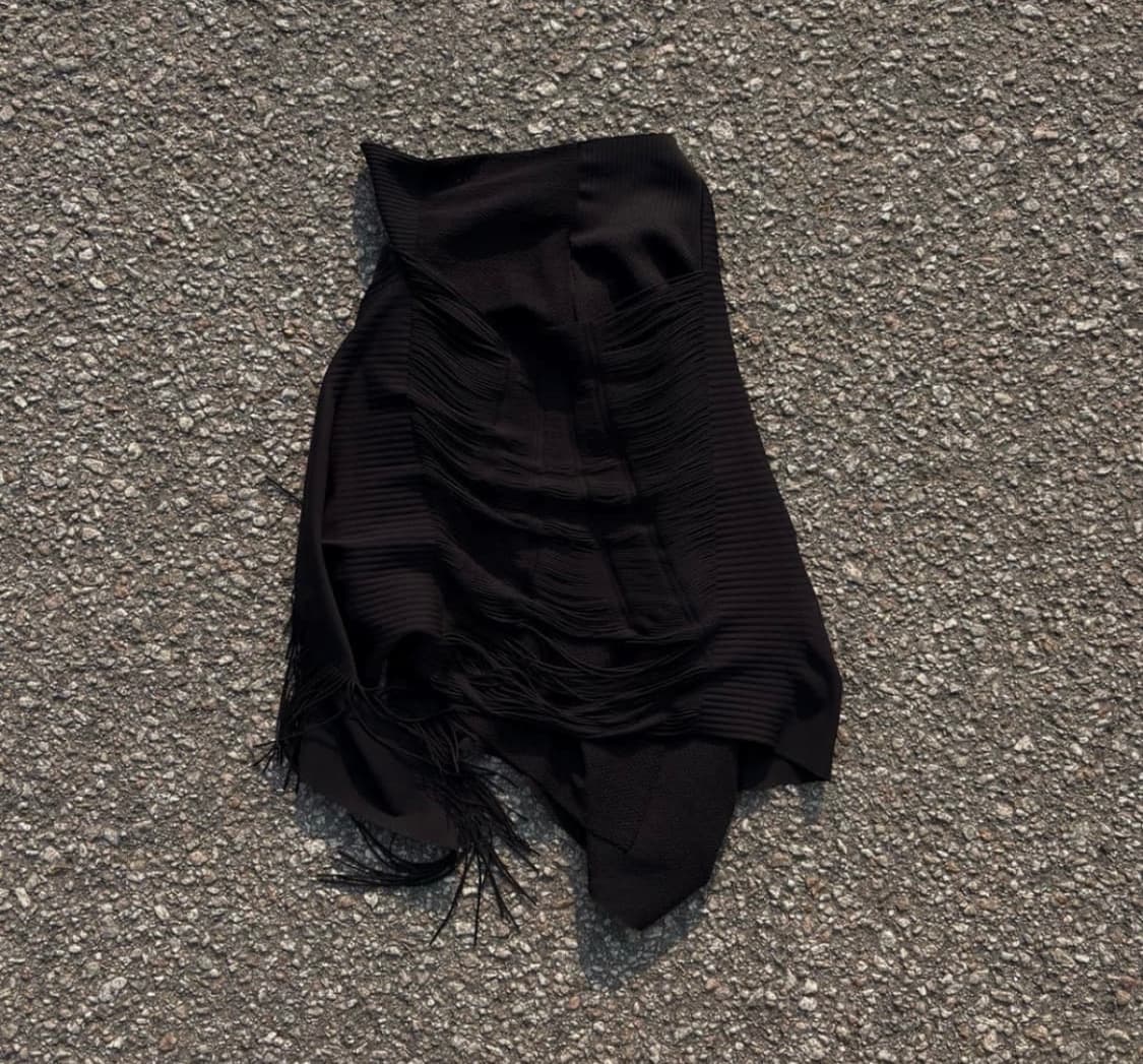 Toga 토가 아카이브 언발란스 프린지 디테일 스커트 상품이미지3