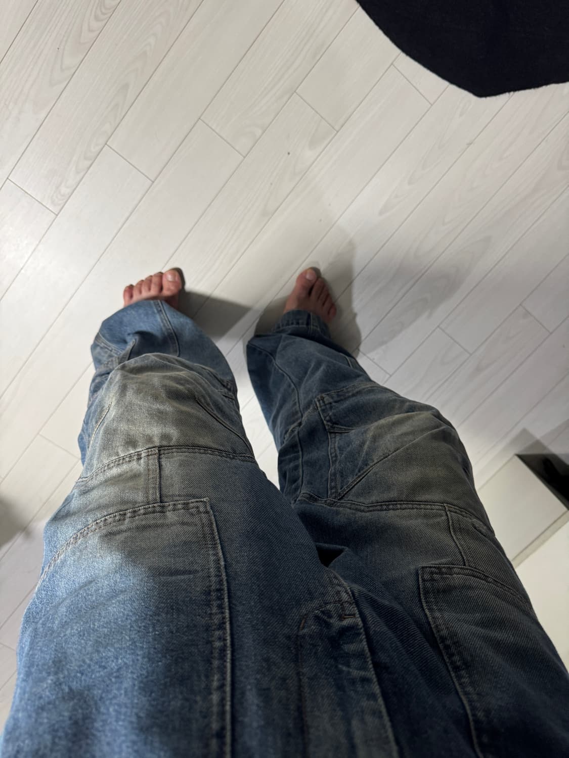 준지 후라쉬 카고 데님팬츠 junnj (46) 상품이미지8