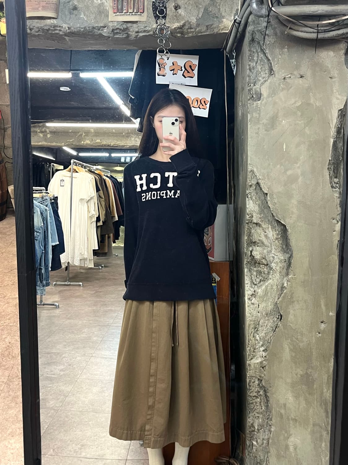 아베크롬비 맨투맨 네이비 M #csz3907 상품이미지2