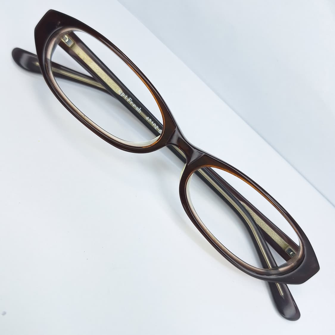 일본 내수용 opt Fresh 42102-6A 슬림 뿔테 안경테 안경 상품이미지1