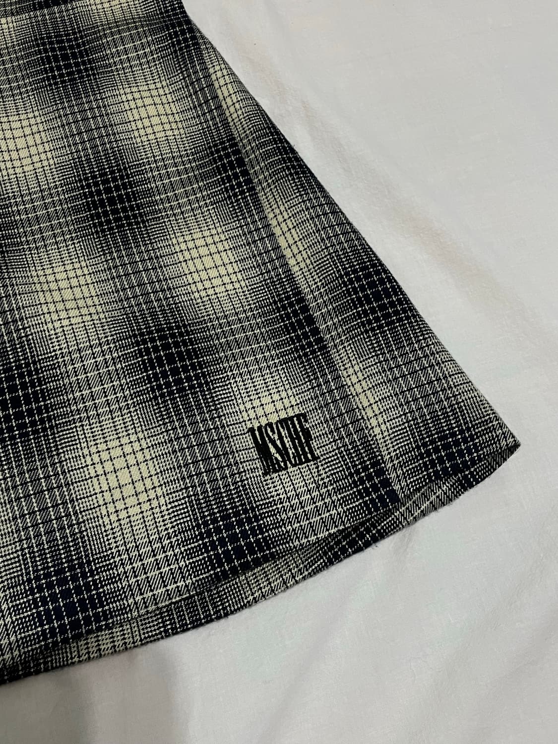 미스치프 타탄체크 랩스커트 s 상품이미지5