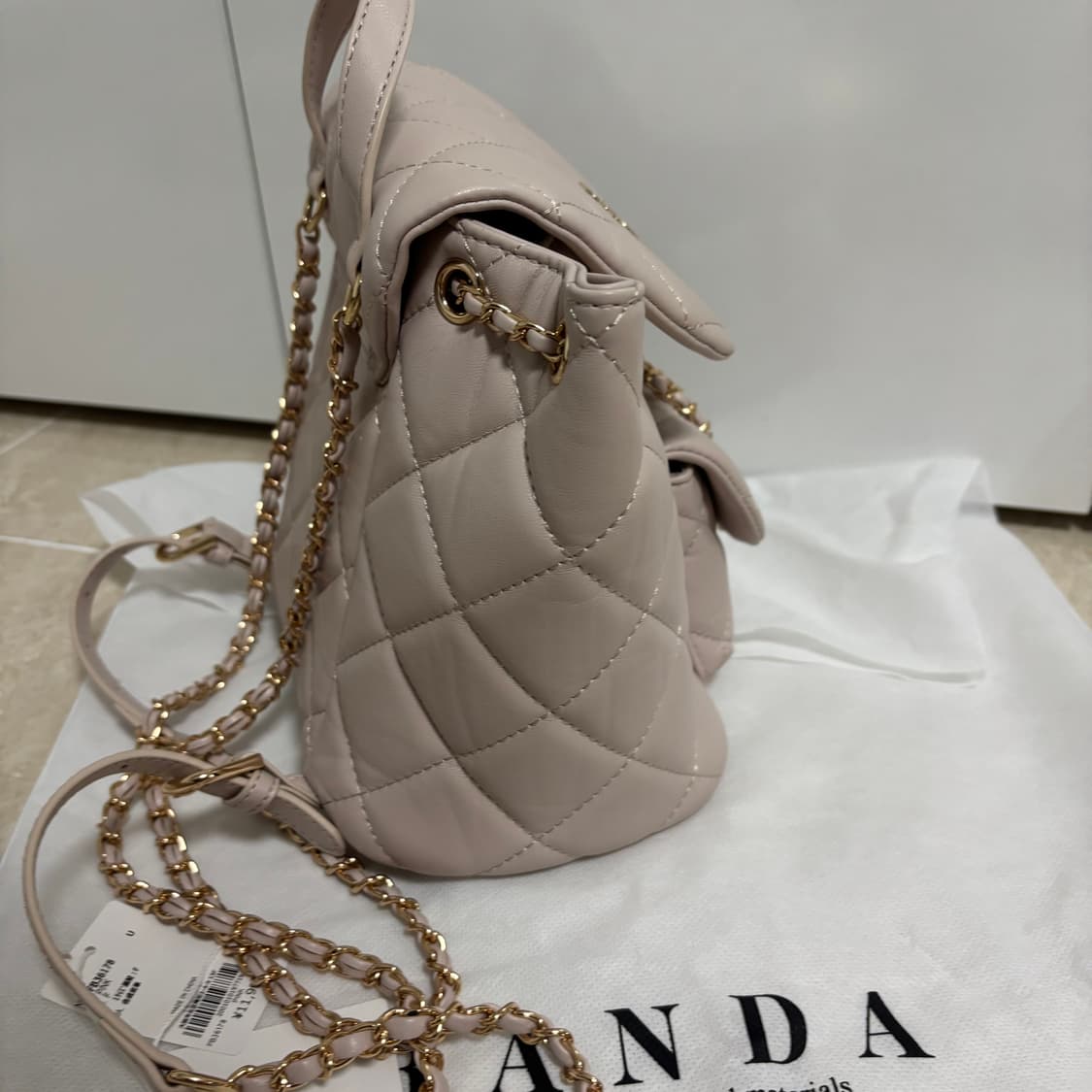 란다 Randa 체인 퀄팅 백팩 가방 일녀 상품이미지9