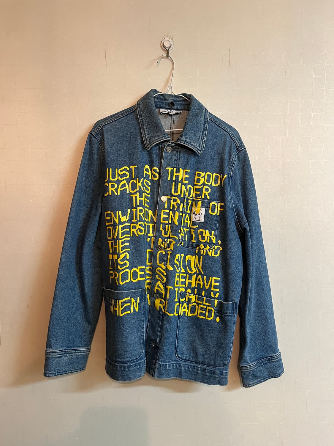 [A.P.C. X Braindead] 아페쎄 X 브레인데드 데님자켓 S 상품이미지4