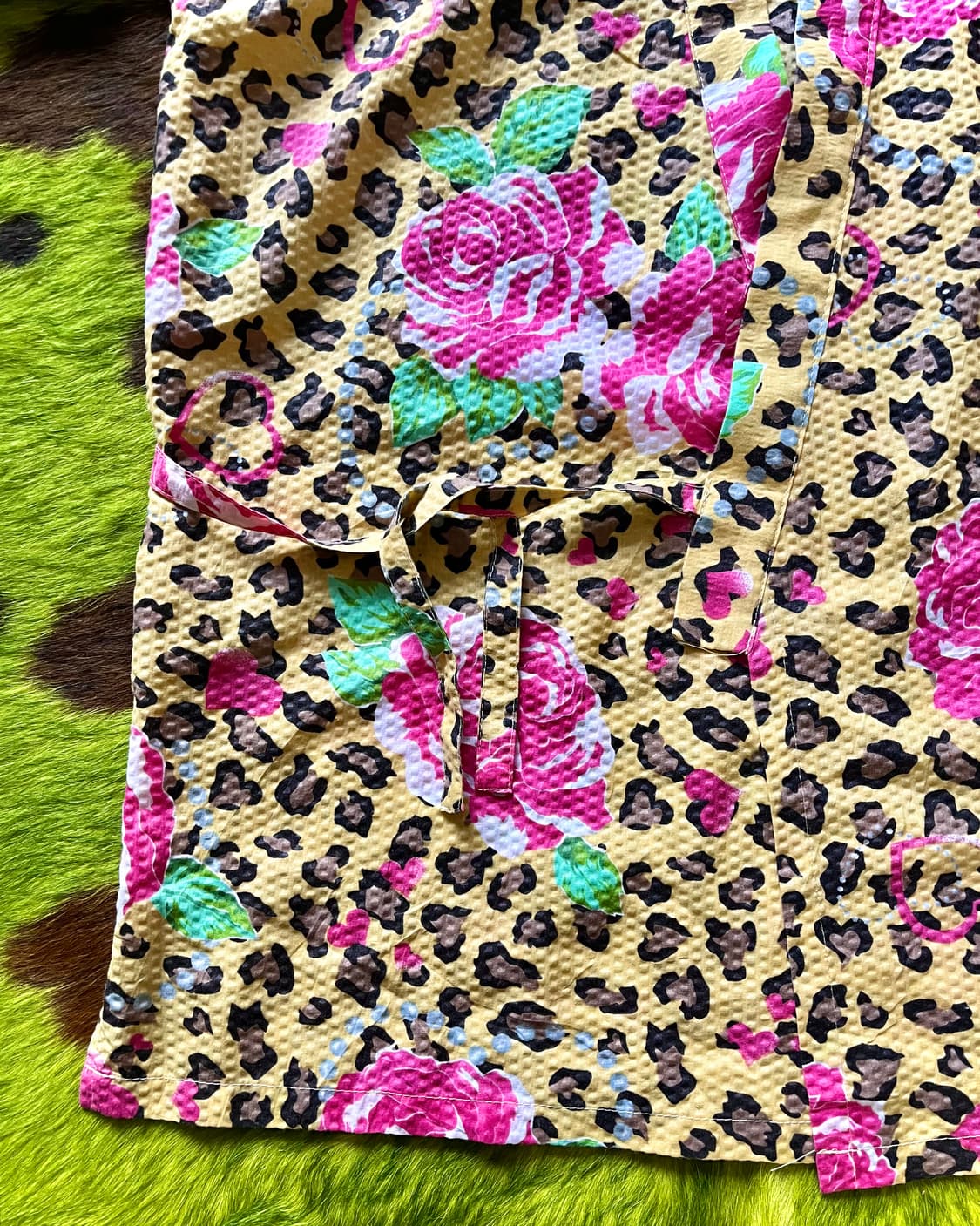 90-00s RUBY Japan Leopard Kimono Top 상품이미지7