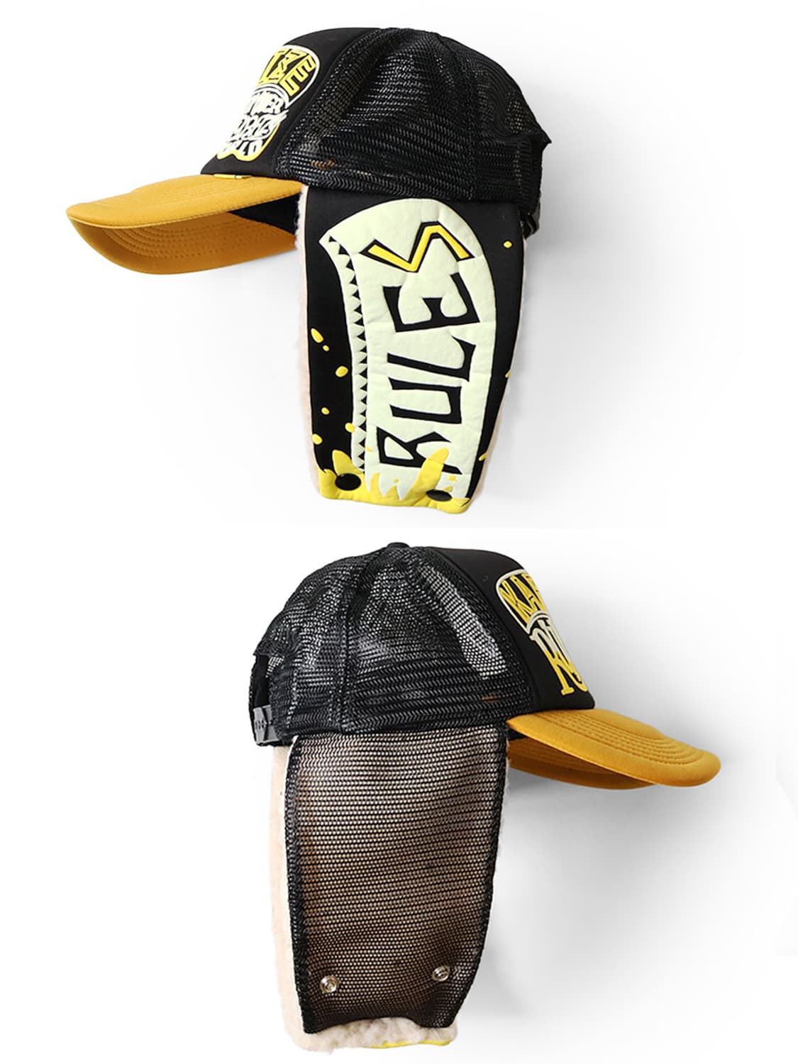 캐피탈 캡사이즈 룰 Pt 럼버 트럭 캡 블랙 골드 K2511XH549 상품이미지5