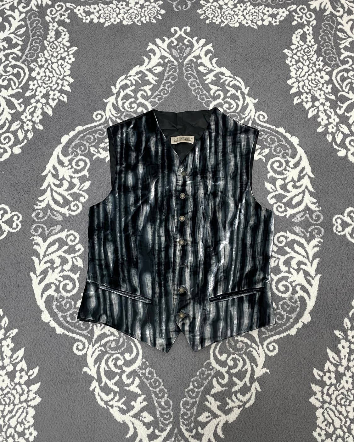Carlo Pignatelli Shiny Patterned Vest 상품이미지1