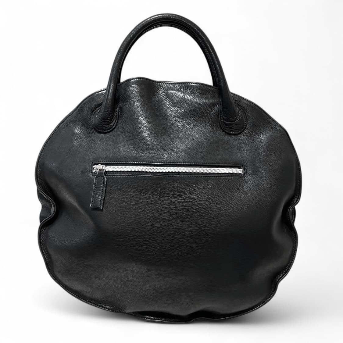 미키아모 킵레더 라운드 토트백 준야 요지야마모토 같은 재패니즈 브랜드 상품이미지2