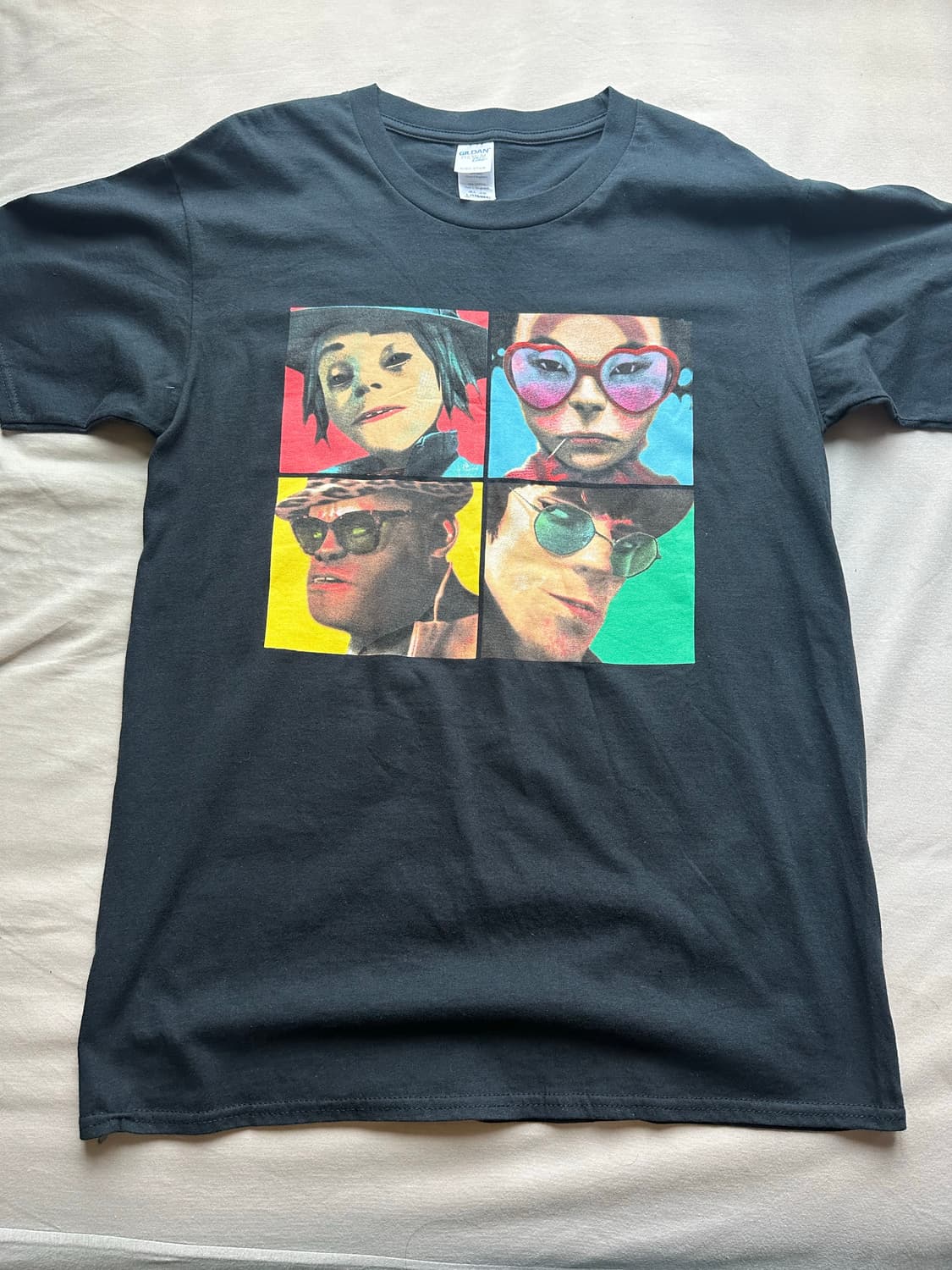 (L) 고릴라즈 2017 HUMANZ 투어 티셔츠 상품이미지1