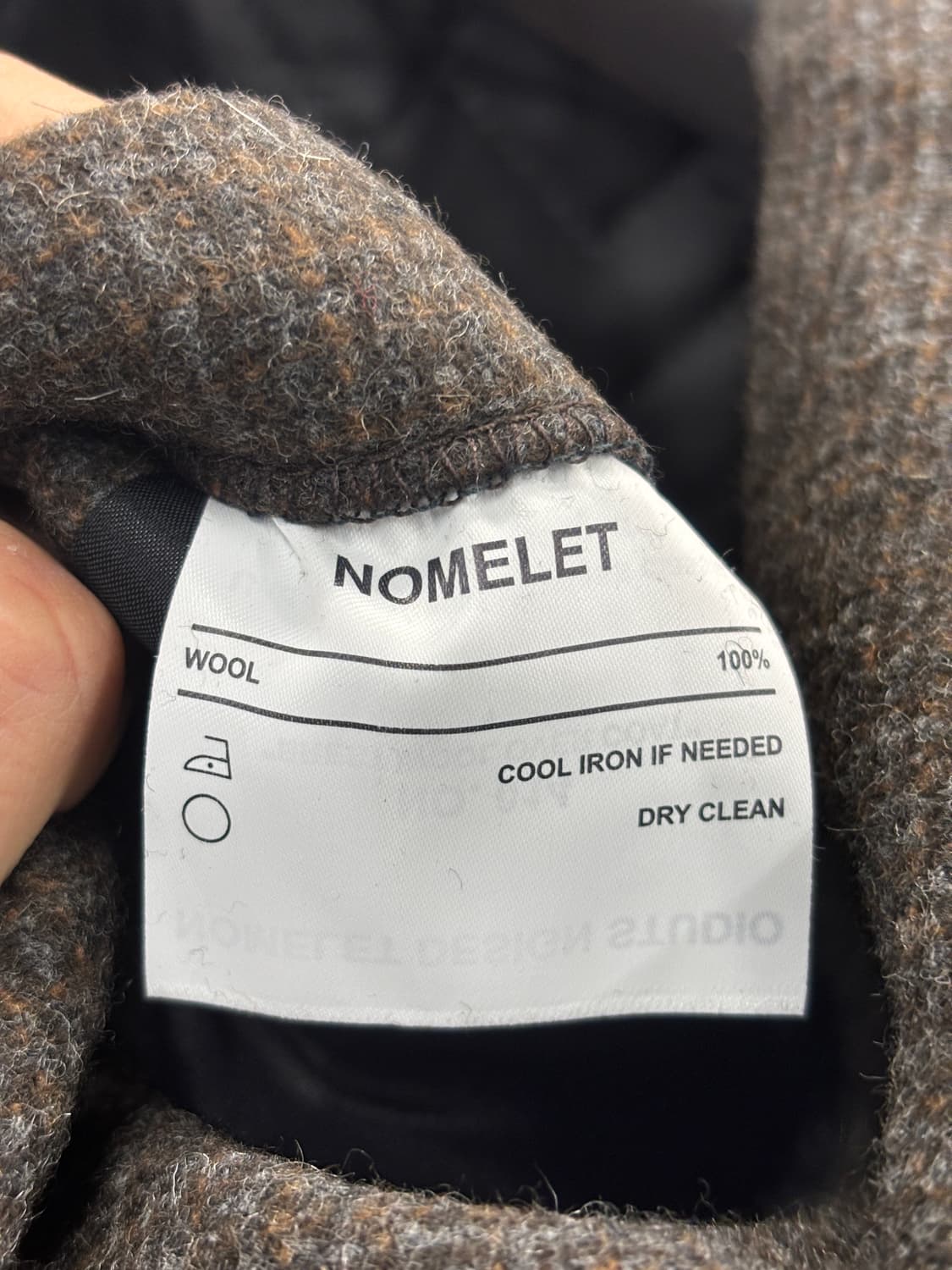 NOMELET 브레스트 울 오버 코트 상품이미지5