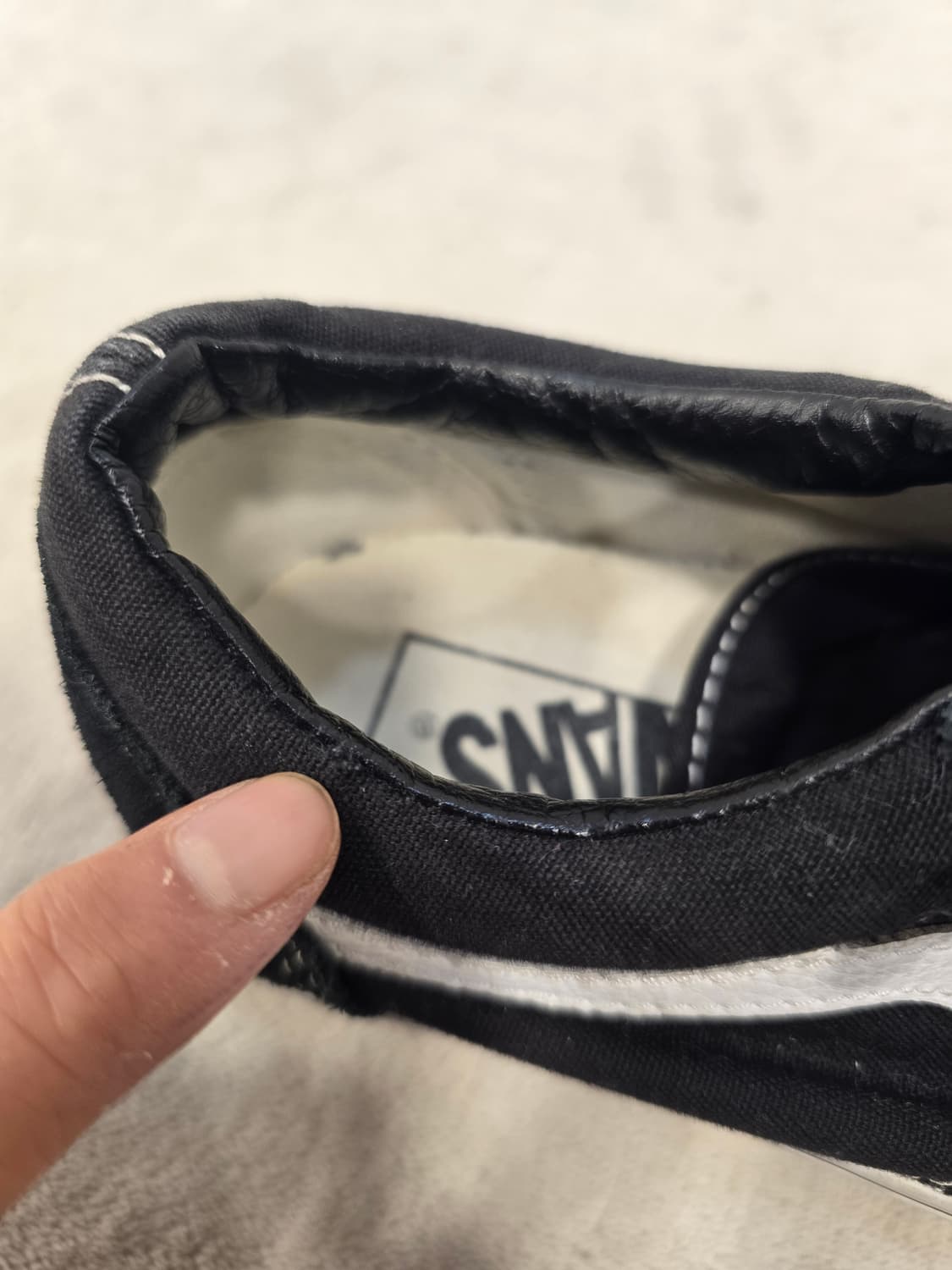 반스 올드스쿨 블랙 스웨이드 스니커즈 240 상품이미지8