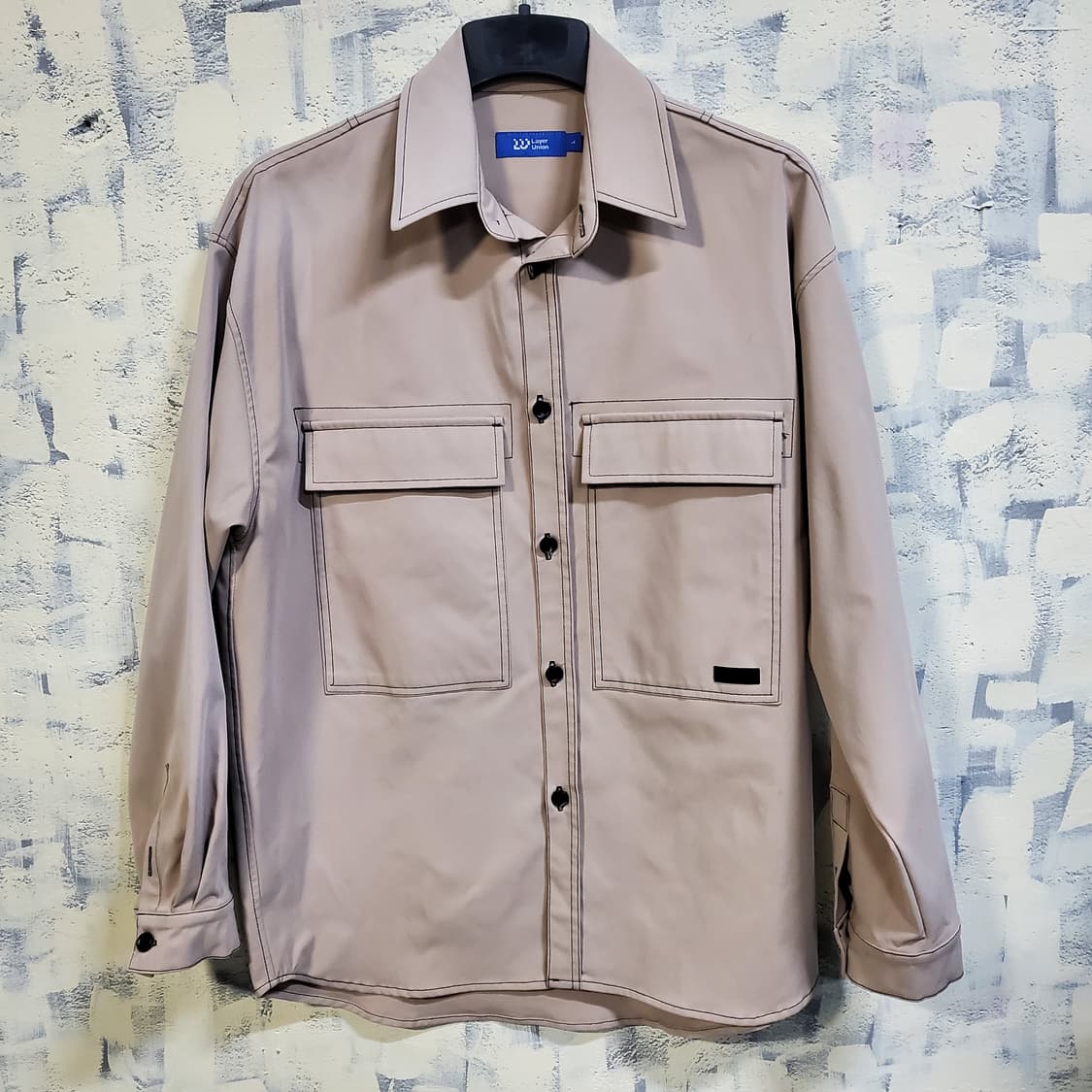 레이어 유니온  CTRS ST L 포켓 오버 셔츠 상품이미지2