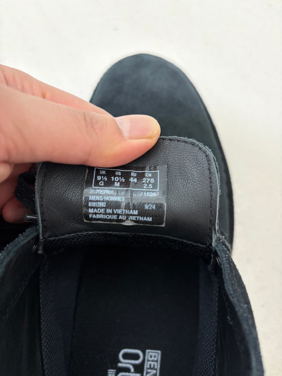 클락스 (24FW) 데저트 부츠 GTX BLACK 44사이즈 상품이미지5