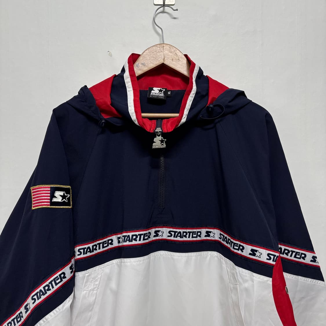 스타터 테잎로고 후디 아노락 상품이미지2