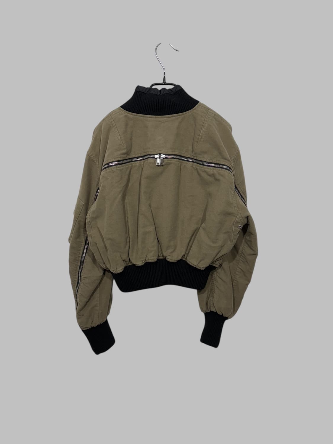 DIESEL crop ma-1 jacket brown  상품이미지1