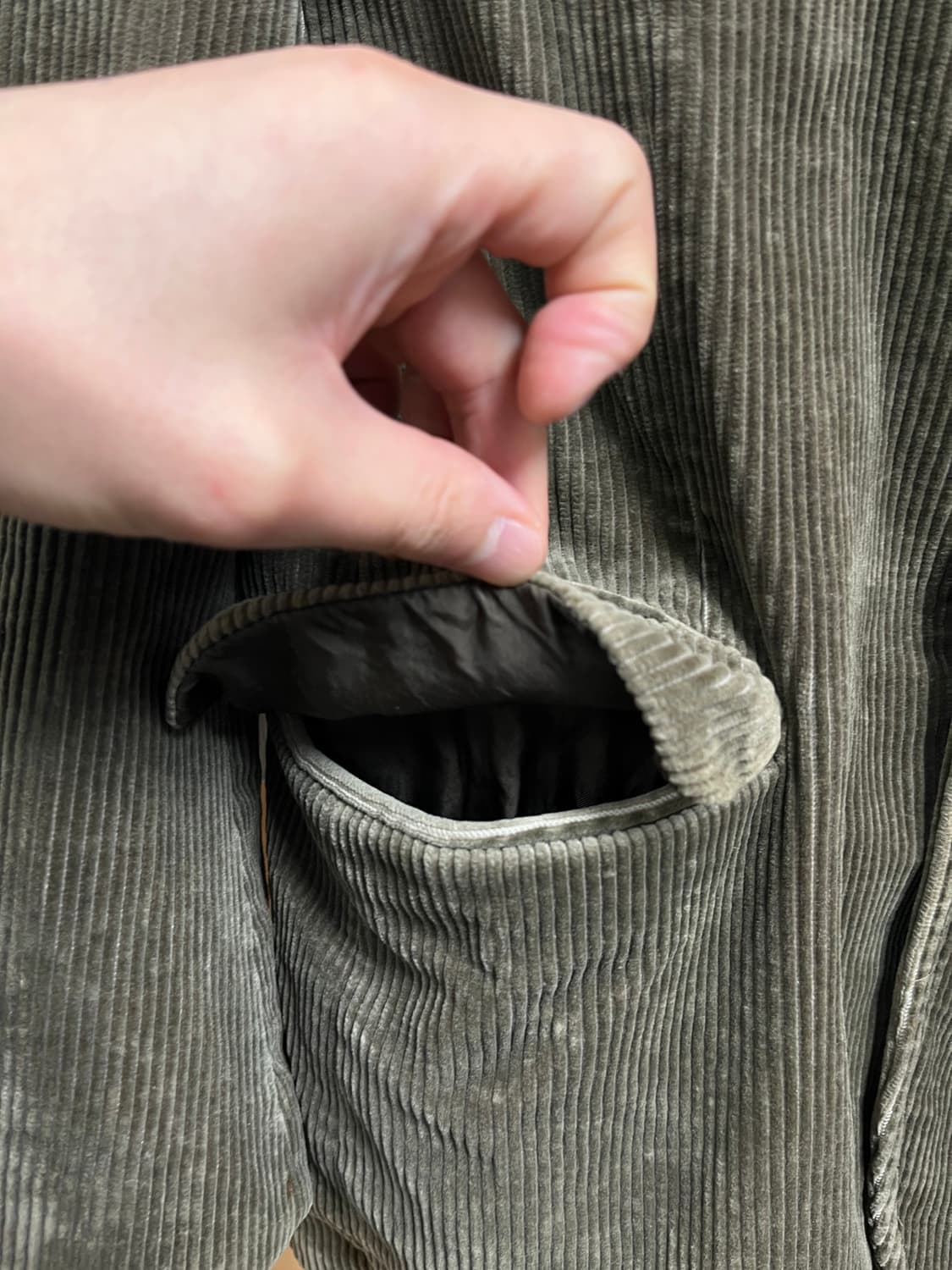 Polo Ralph Lauren 카키 코듀로이 블레이저 M 상품이미지4