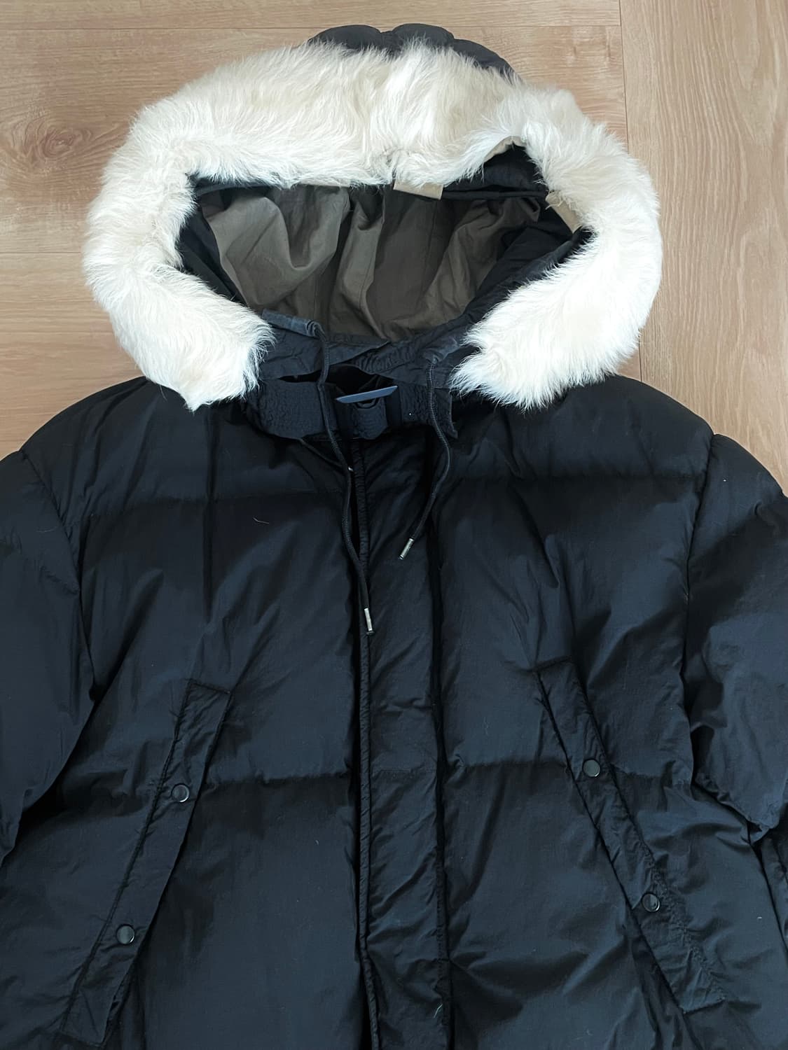 Ten C 텐씨 헤비 다운 파카 44사이즈 검정 상품이미지4