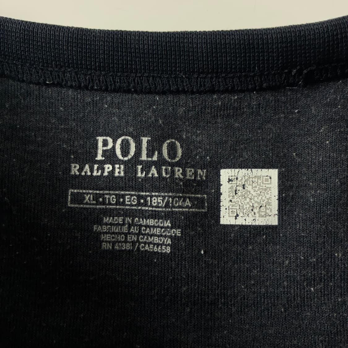 Polo  폴로 랄프로렌 자수 코튼 블랙 맨투맨  상품이미지4