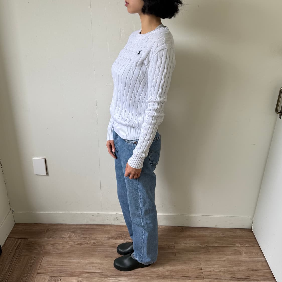 폴로랄프로렌 화이트 케이블 스웨터 상품이미지2