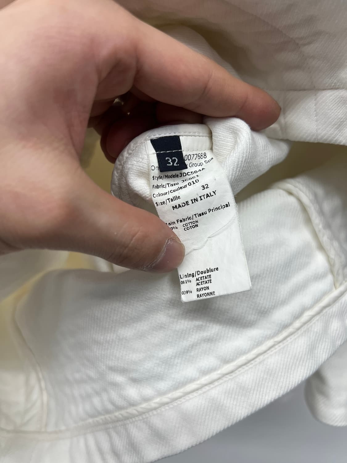 질샌더 숏슬리브 코튼 자켓 상품이미지4