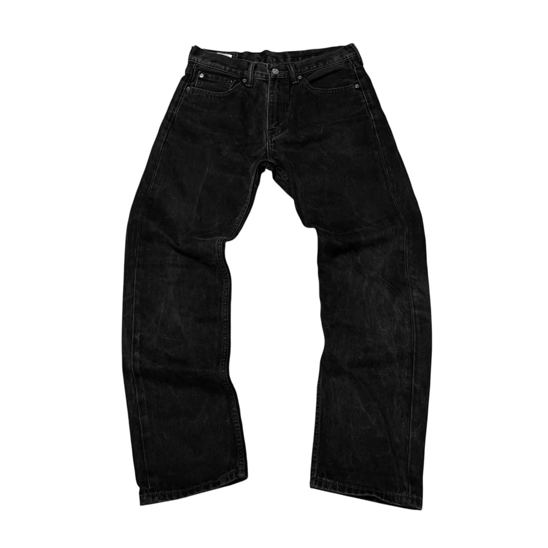 리바이스 505 흑청 데님 워싱진 상품이미지1