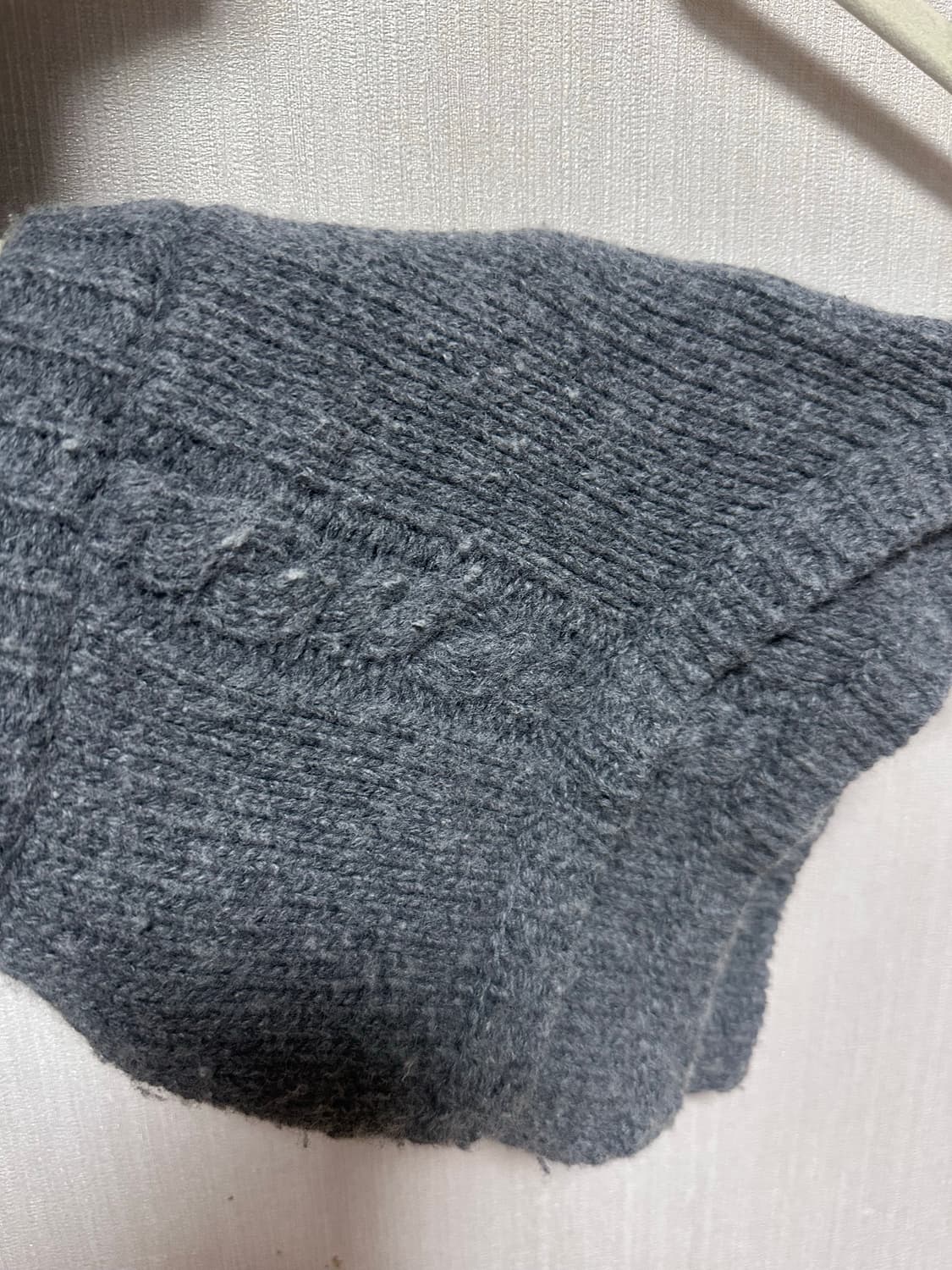 ulika rope knits shorts charcoal 상품이미지4