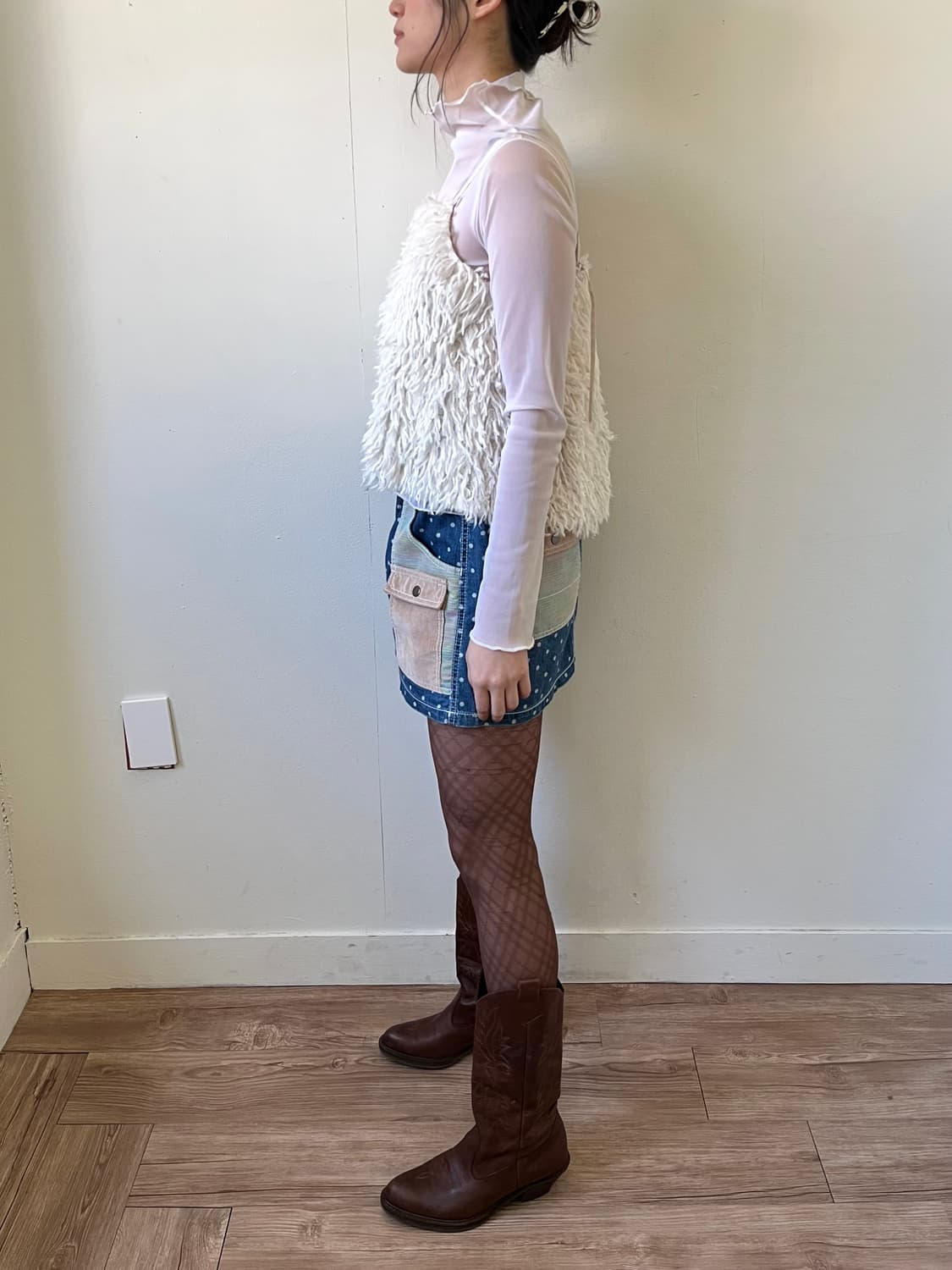 go slow caravan 도트 스커트 상품이미지9