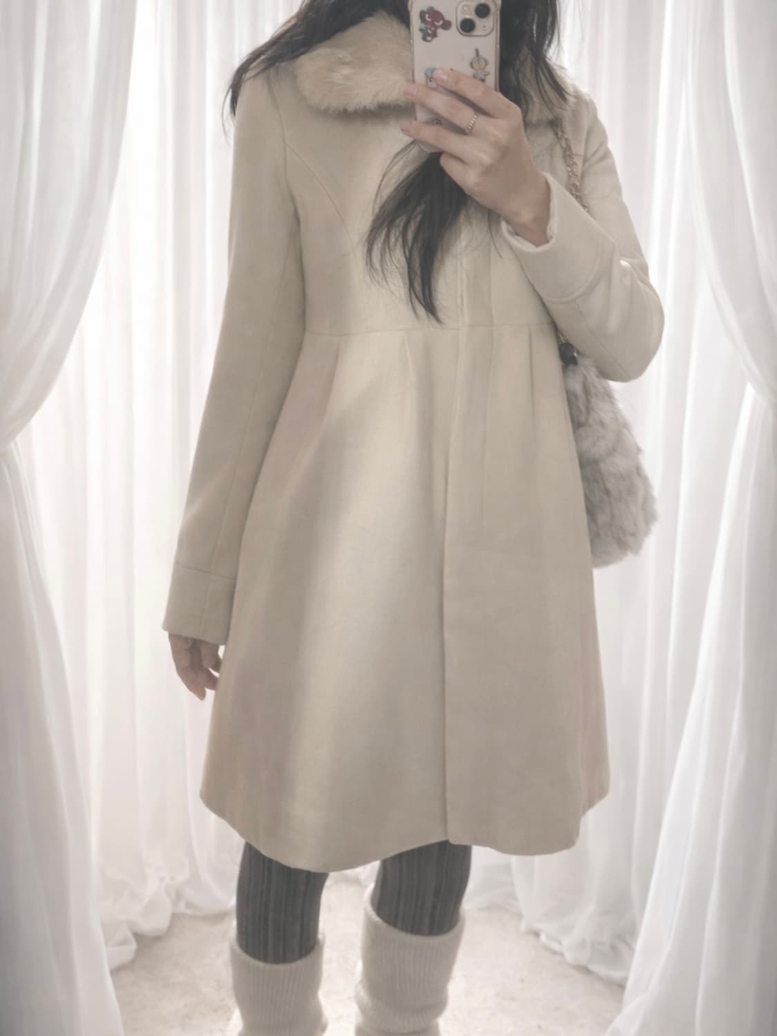 머큐리듀오 퍼카라 플레어 코트 달천 오네갸루 히메갸루 상품이미지1