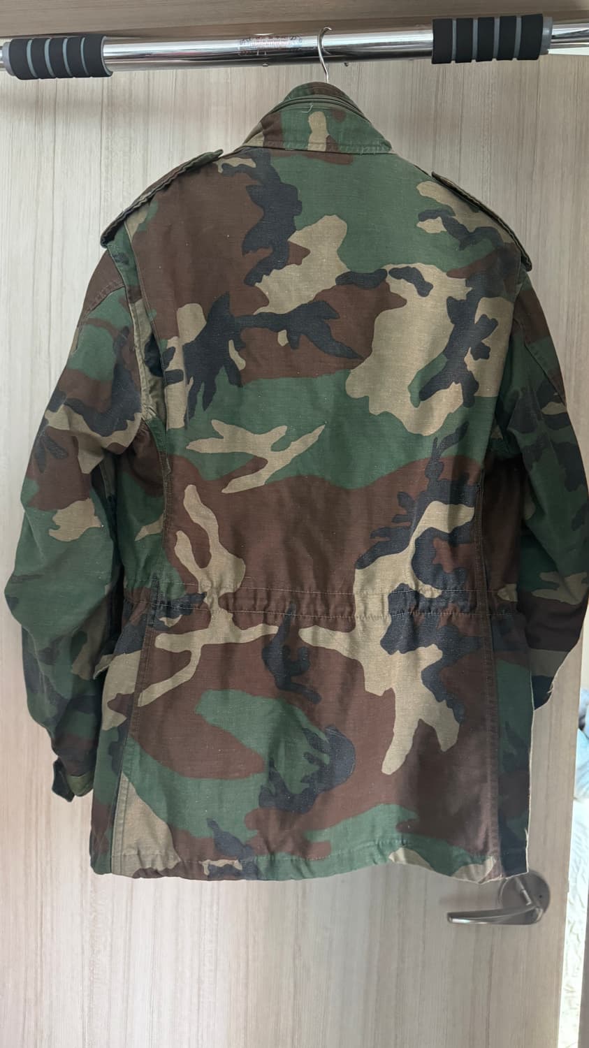 M65 80s 필드자켓 우드랜드 카모 소령 계급장 S Short  상품이미지6