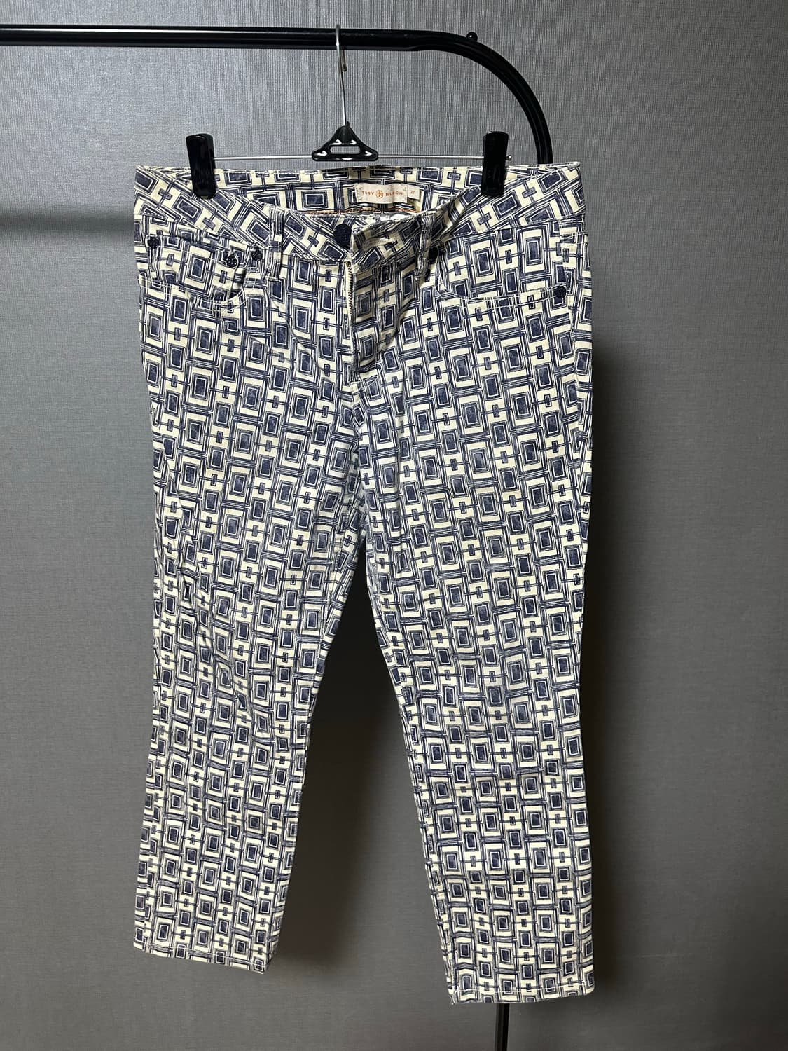 Tory Burch 사각 패턴 여성 바지 27 상품이미지1