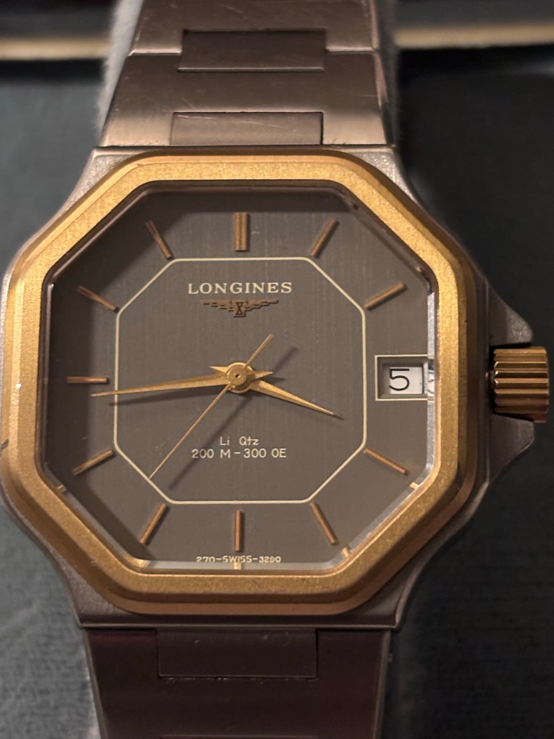 론진 옥타곤 (티타늄) - 차콜그레이 다이얼 상품이미지8