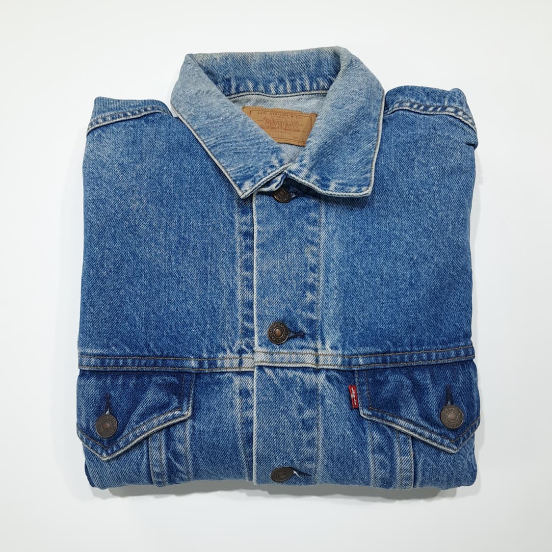CL946 L 리바이스 90s 미국산 70507 레드탭 데님 자켓 상품이미지8