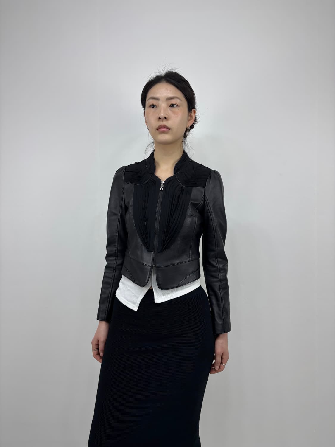 LAMBSKIN SLIT JACKET 상품이미지1